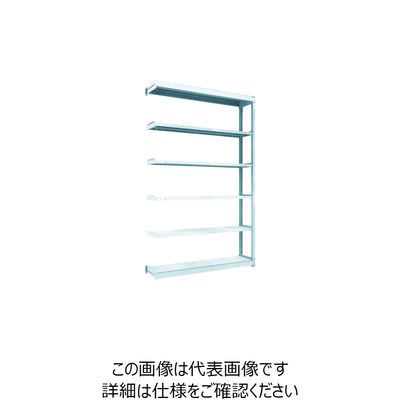 TRUSCO TUG型軽量ボルトレス棚 100kg 連結型 1540×324×H2400 6段 TUG100-85K-6B 1台(1個)（直送品）
