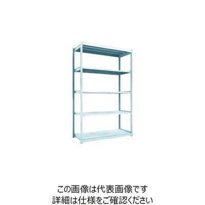 トラスコ中山 TRUSCO TUG型軽量棚100kg単体 1540X624XH2400 5段 TUG100-85L-5 1台(1個)（直送品）
