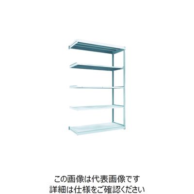 トラスコ中山 TRUSCO TUG型軽量棚100kg連結 1540X624XH2400 5段 TUG100-85L-5B 1台(1個)（直送品）