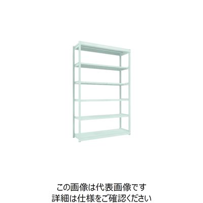 TRUSCO TUG型軽量ボルトレス棚 100kg 単体型 1540×474×H2400 6段 TUG100-85S-6 1台(1個)（直送品）
