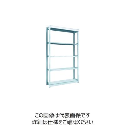 トラスコ中山 TRUSCO TUG型軽量棚100kg単体 1240X324XH2100 5段 TUG100-74K-5 1台(1個)（直送品）