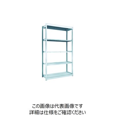 トラスコ中山 TRUSCO TUG型軽量棚100kg単体 1240X474XH2100 5段 TUG100-74S-5 1台(1個)（直送品）
