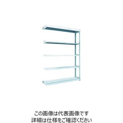 トラスコ中山 TRUSCO TUG型軽量棚100kg連結 1540X324XH2100 5段 TUG100-75K-5B 1台(1個)（直送品）