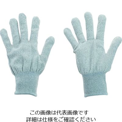 TRUSCO 静電気対策・銅繊維入ESD手袋 ノンコートタイプ Lサイズ まとめ買い10双 ESD-GPL-M10 1セット(10双)（直送品）