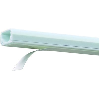 トラスコ中山 TRUSCO テープ付き壁面用配線カバー 2号 ホワイト 幅21mmX1m WMC2-W 1個 207-5353（直送品）