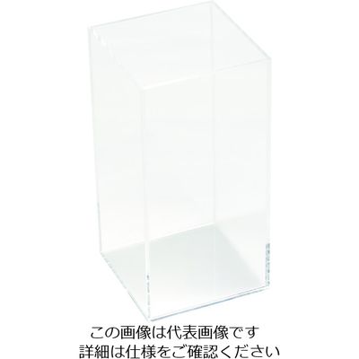トラスコ中山 TRUSCO 5面アクリルディスプレイボックス 長方形 縦100横100高さ200 ACB-101020 1個（直送品）