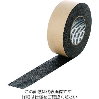 トラスコ中山 TRUSCO ノンスリップテープ屋内外用 平滑面強粘着タイプ 100mmX18m 黒 KNSP100X18-BK 1巻（直送品）