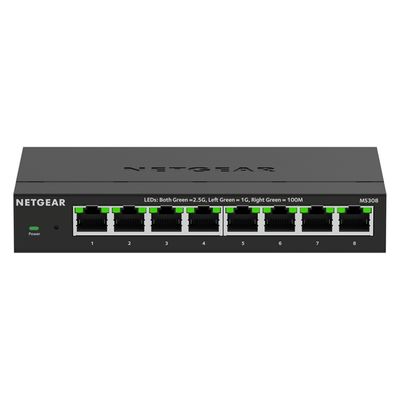 NETGEAR Inc.  ＭＳ３０８　２．５Ｇマルチギガ　８ポート　アンマネージスイッチ MS308-100JPS（直送品）