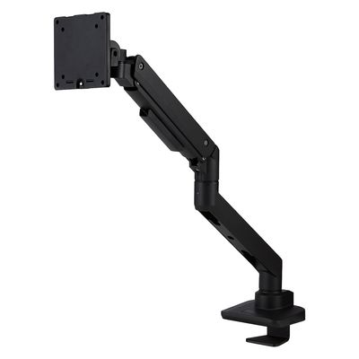 エレコム モニターアーム ディスプレイアーム シングル ロング ガス式 高耐荷重 黒 DPA-SL08BK 1個（直送品）