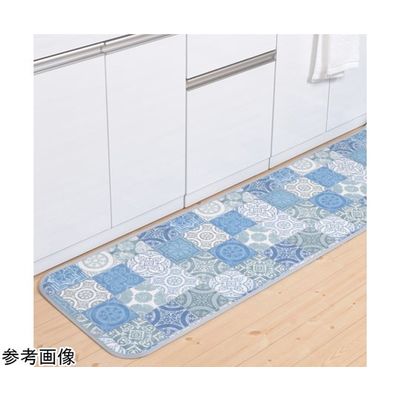 アズワン 拭けるマットシリーズ アンティグロ キッチンマット ブルー 600×1800mm 65-1700-53 1枚（直送品）