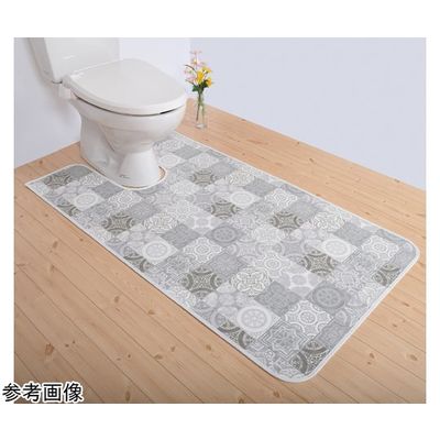 アズワン 拭けるマットシリーズ アンティグロ トイレマット グレー 800×1450mm 65-1700-34 1枚（直送品）