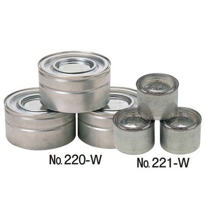 ホワイトプロダクト ケイネン無地缶(缶入)100g 1ケース(120個入) 67-6922-38 1ケース(120個)（直送品）