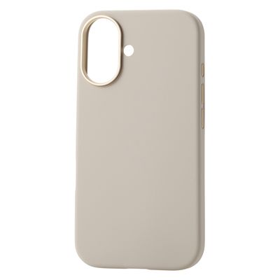 iPhone16 ケース ハイブリッド シリコン アンチダストコート グレージュ PM-A24ASCSHGB エレコム 1個（直送品）