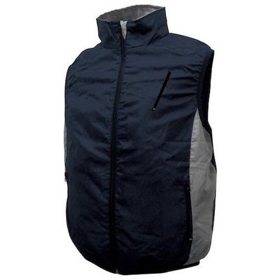ブレイン 7.4V胸スイッチ無し空調ベストR(フルハーネス対応)服のみ ネイビー MーLサイズ MESH-BR-006-1-ML-NV 1着（直送品）