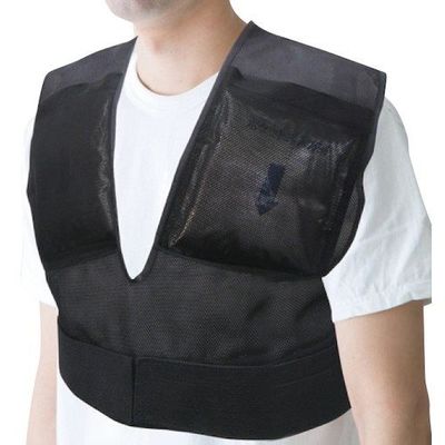 ブレイン ショート丈メッシュベスト(保冷剤4個付) BR-586 1式 611-5035（直送品）
