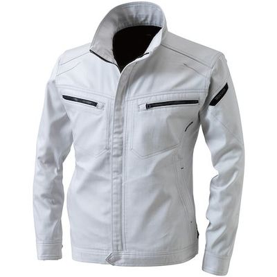 TS DESIGN LAYERED TWILLロングスリーブジャケット 3L シルバーグレー 5316 28 1着 579-3109（直送品）