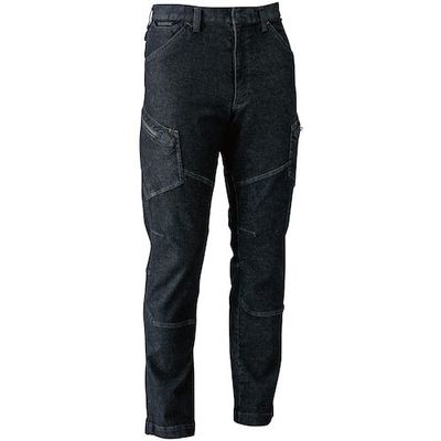 TS DESIGN メンズカーゴパンツ L ブラック 5114 95 1着 585-4086（直送品）