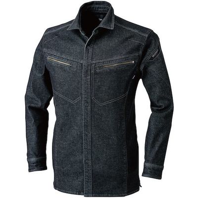 TS DESIGN 長袖シャツ 3L ブラック 5115 95 1着 584-1711（直送品）