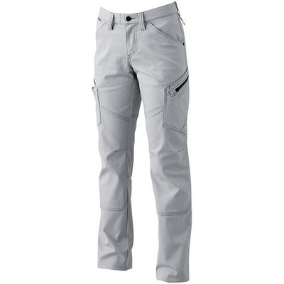 TS DESIGN ハイブリッドコットンレディースカーゴパンツ 4L シルバーグレー 35141 25 1着 584-7920（直送品）