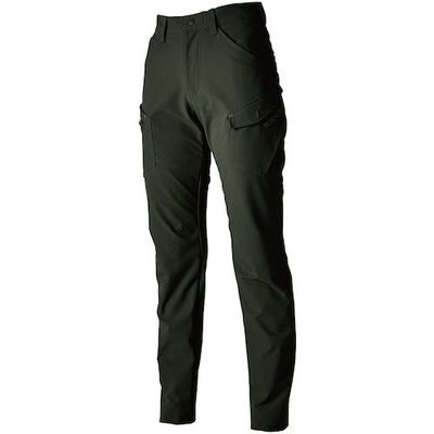 TS DESIGN TSエコダブルライトクロスレディースカーゴパンツ LL カーキグリーン 56041 55 1着 584-6433（直送品）