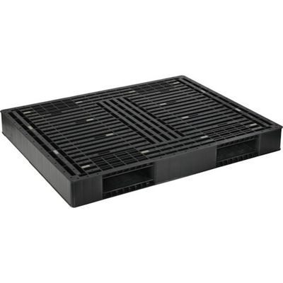 日本プラパレット NPC プラスチックパレットFSー1411RR 両面二方差し 黒 FS-1411RR 1枚 432-8334（直送品）