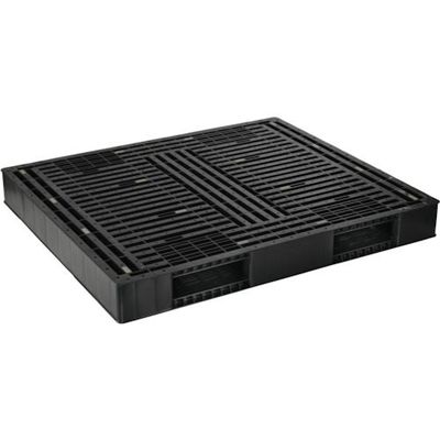日本プラパレット NPC プラスチックパレットFSー1412RR 両面二方差し 黒 FS-1412RR 1枚 432-8328（直送品）