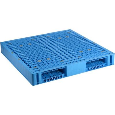 日本プラパレット NPC プラスチックパレットHSー1111 両面二方差し ブルー HS-1111 1枚 432-8342（直送品）