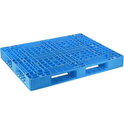 日本プラパレット NPC プラスチックパレットSLAー1411 片面四方差し ブルー SLA-1411 1枚 432-8340（直送品）