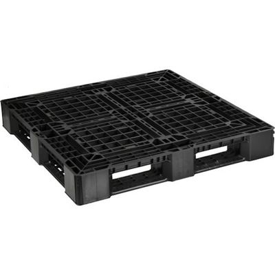 日本プラパレット NPC プラスチックパレットSLBー1111ー2RR 片面四方差し 黒 SLB-1111-2RR 1枚 432-8318（直送品）