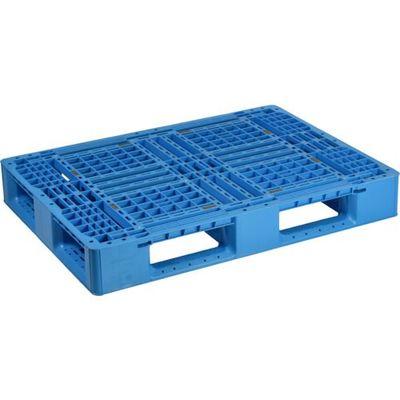 日本プラパレット NPC プラスチックパレットLAー1108 片面四方差し ブルー LA-1108 1枚 435-6469（直送品）