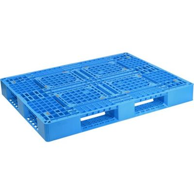 日本プラパレット NPC プラスチックパレットLAー1411 片面四方差し ブルー LA-1411 1枚 435-6459（直送品）