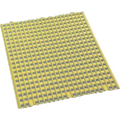 協和電機化学 真和工業 μデッキパネル一般タイプ(黄) DKPN-YLX20PS 1箱(20枚) 663-2156（直送品）