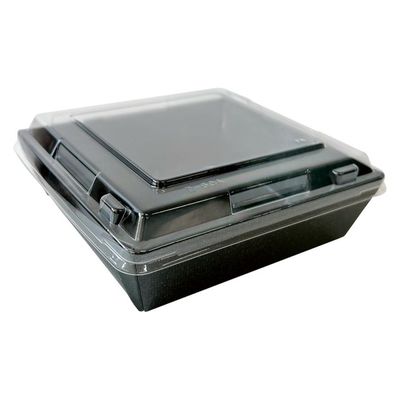 高津紙器 弁当容器 NB KT-128-小-黒 00000-0023 1ケース(600個(50個×12))（直送品）