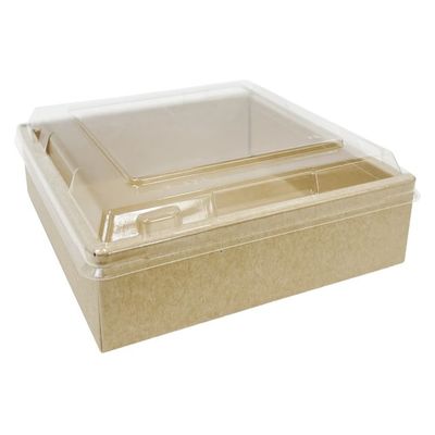 高津紙器 弁当容器 NB KC-128-小-クラフト 00000-0033 1ケース(50個)（直送品）