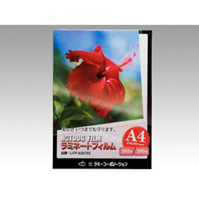 ラミーコーポレーション パックラミネートフィルム A4 00304911 1ケース(1000個(100個×10))（直送品）