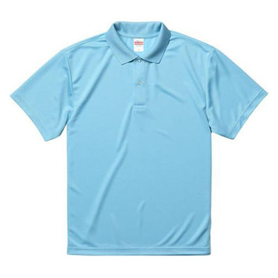 キャブ 5910-01ポロシャツ アクアブルー 4L United Athle 00312975 1点（直送品）