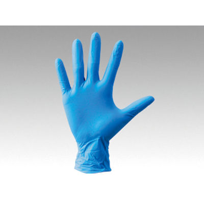 帝人フロンティア ニトリル手袋 ニトリル NBR-PF10B 青 粉無 M 00376243 1ケース(2000個(100個×20))（直送品）