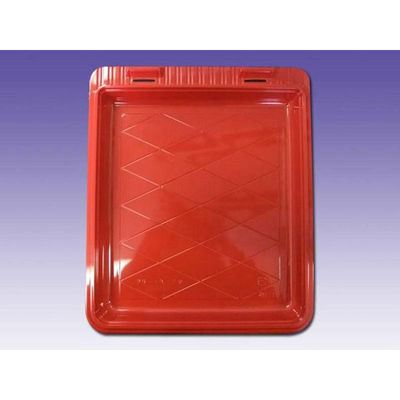 デンカポリマー 惣菜容器 クリ-ンケ-ス30-35(中)赤 00389888 1ケース(250個(25個×10))（直送品）