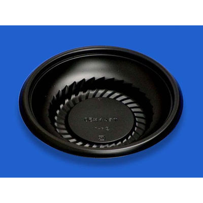 デンカポリマー どんぶり容器 趣き丼50本体黒 00408992 1ケース(600個(50個×12))（直送品）