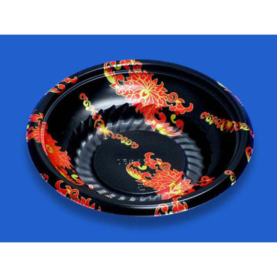 デンカポリマー どんぶり容器 趣き丼50本体蓮黒 00408995 1ケース(600個(50個×12))（直送品）