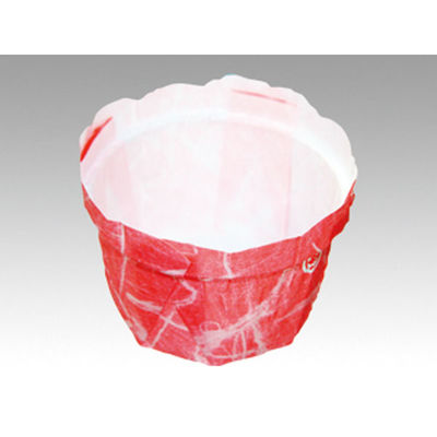 平野紙器 ケーキカップ フラワーポットφ43JP 和紙柄ピンク 00414567 1ケース(2400個(50個×48))（直送品）