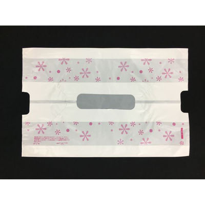 まつもと合成 レジ袋 バンバンバッグ No.4 花柄 00415340 1ケース(1000個(100個×10))（直送品）