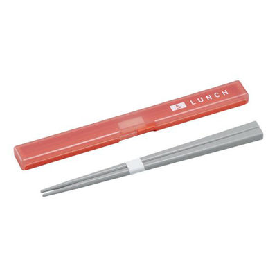 弁当小物 STOCK&LUNCH スリム箸箱セット HS-18 オレンジ 00416928 1ケース(200個(5個×40))（直送品）