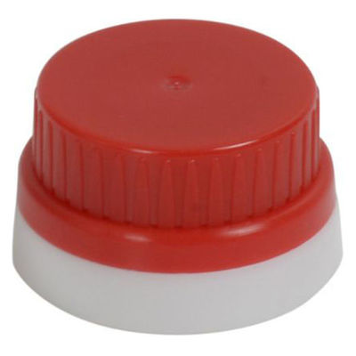 シービープラス R-Qtcap(菱穴) M赤/白 00431565 1ケース(200個)（直送品）