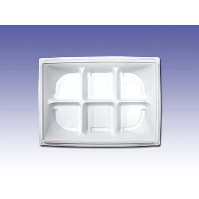 デンカポリマー 軽食容器 D’sカフェP23-16S-6 ホワイト 00499150 1ケース(600個(50個×12))（直送品）