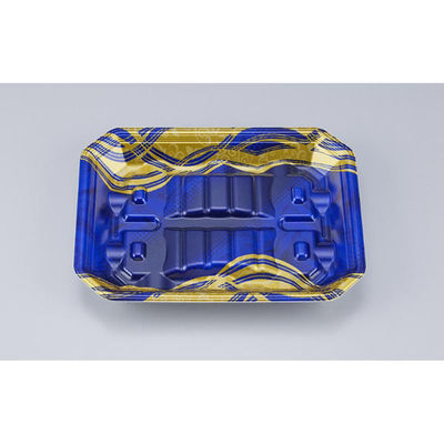 シーピー化成 鮮魚トレー 匠筏22-17-26A 静波紺 005221761A860 1ケース(800個(50個×16))（直送品）