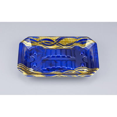 シーピー化成 鮮魚トレー 匠筏24-15-26A 静波紺 005241561A860 1ケース(800個(50個×16))（直送品）