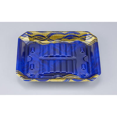 シーピー化成 鮮魚トレー 匠筏25-19-26A 静波紺 005251961A860 1ケース(600個(50個×12))（直送品）