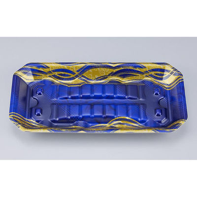 シーピー化成 鮮魚トレー 匠筏30-15-26A 静波紺 005301561A860 1ケース(600個(50個×12))（直送品）