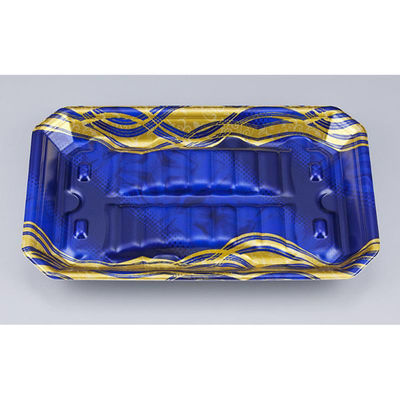 シーピー化成 鮮魚トレー 匠筏30-18-26A 静波紺 005301861A860 1ケース(600個(50個×12))（直送品）